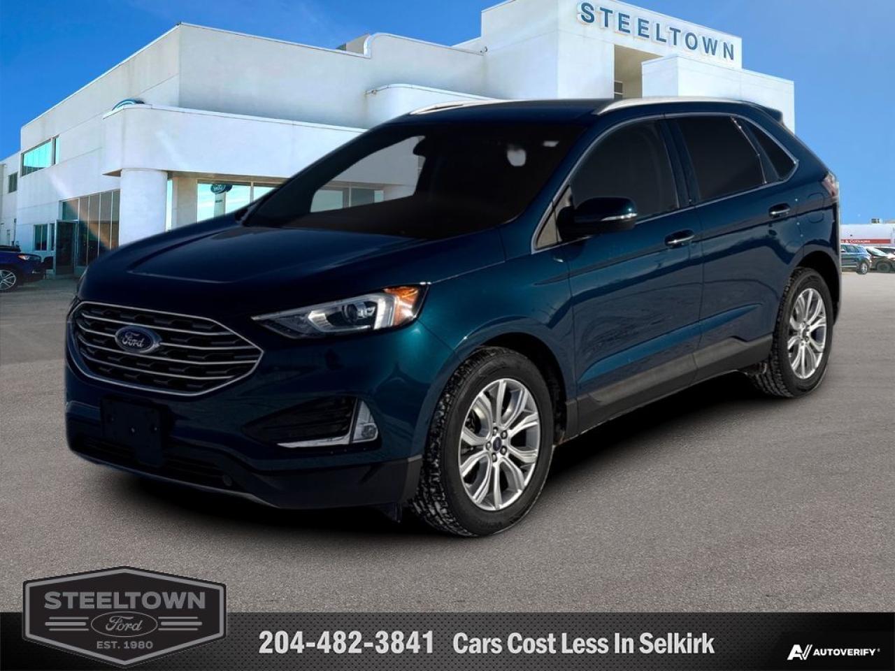 Used 2020 Ford Edge Titanium  - Leather Seats -  Premium Audio for sale in Selkirk, MB