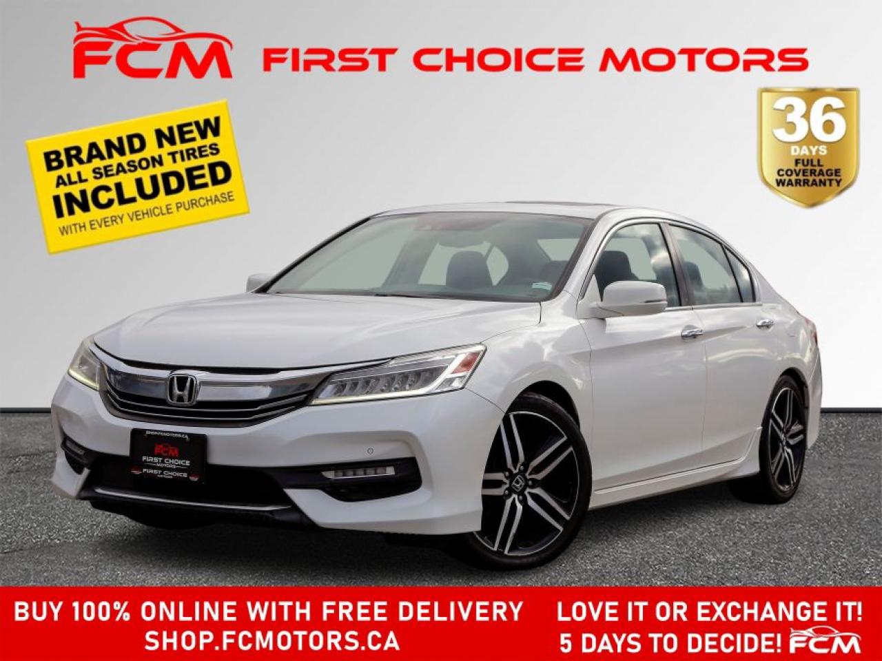 Used 2016 Honda Accord TOURING ~AUTOMATIC, FULLY CERTIFIED WITH WARRANTY! for sale in North York, ON