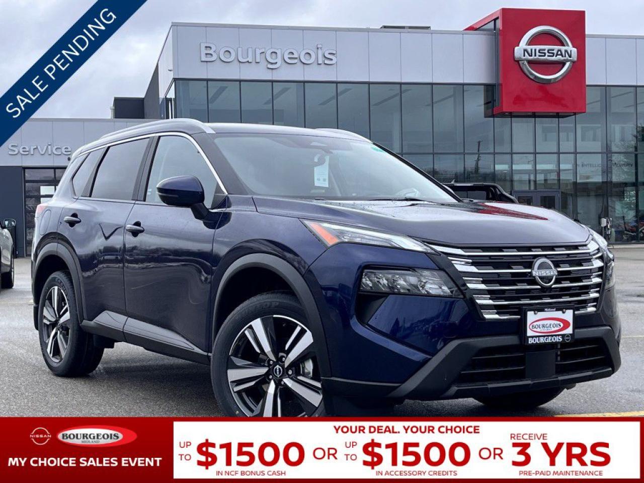 New 2025 Nissan Rogue AWD SV Moonroof for sale in Midland, ON