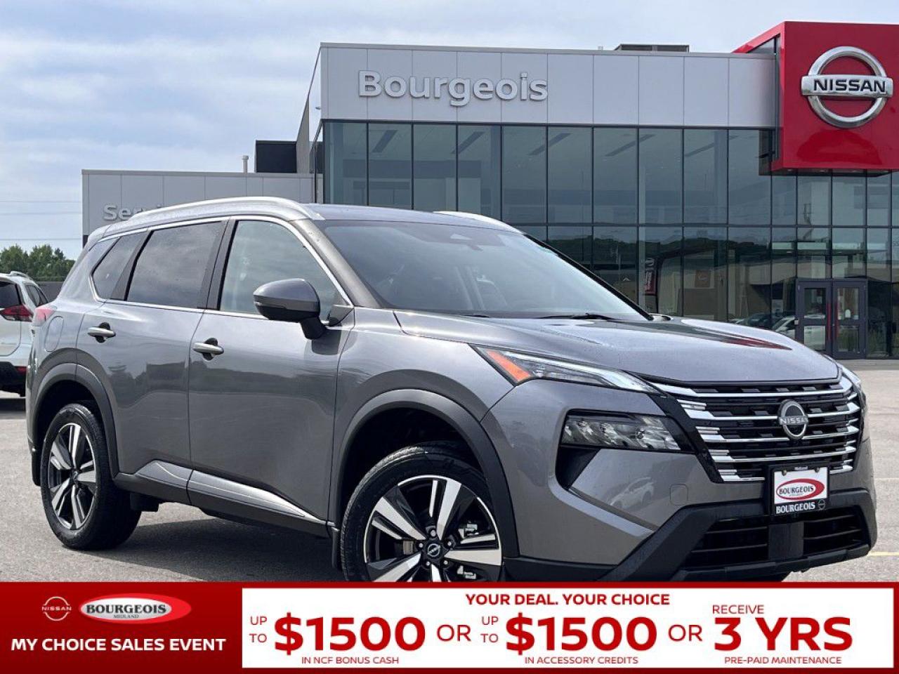 New 2025 Nissan Rogue AWD SV Moonroof for sale in Midland, ON