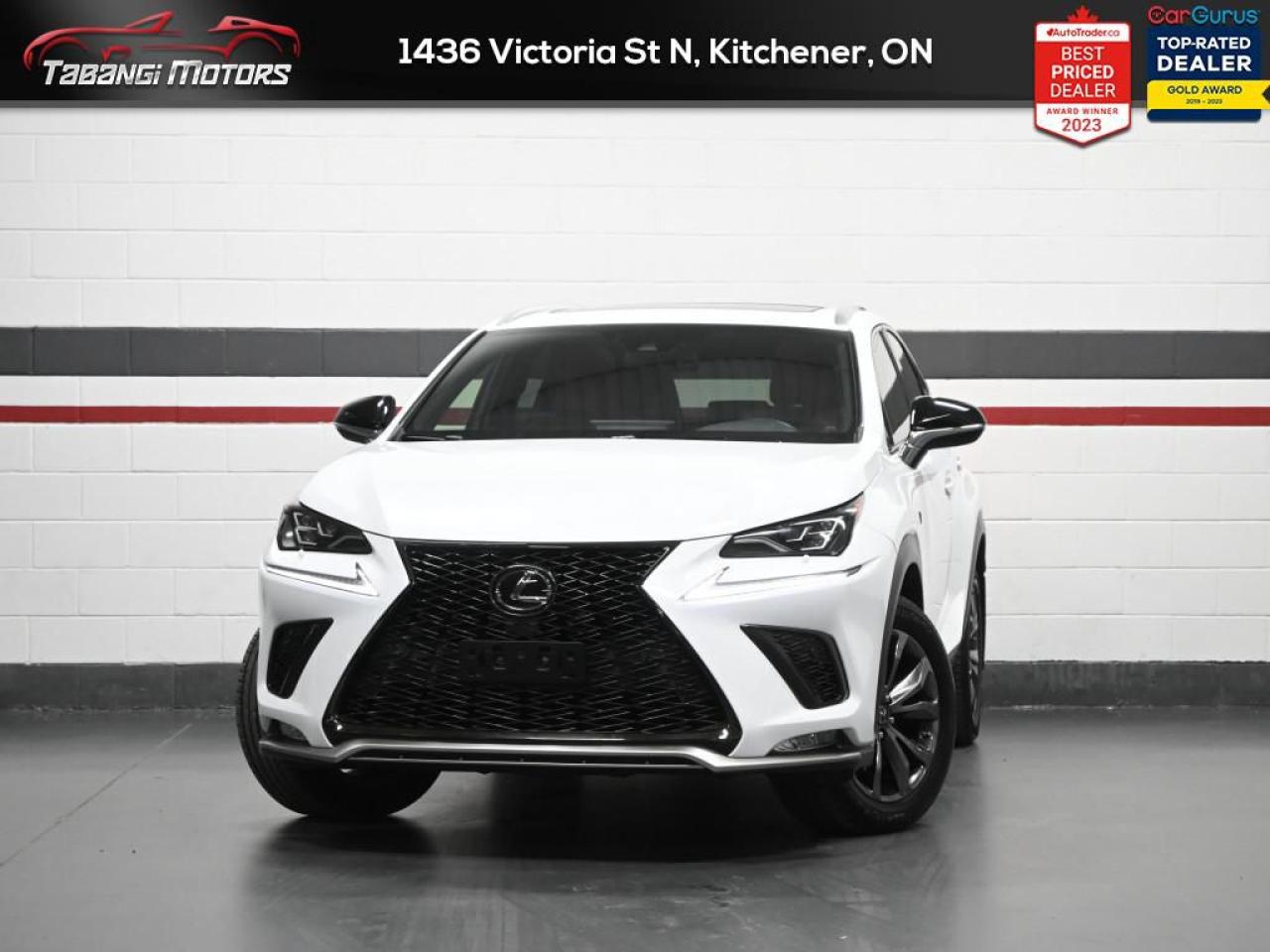 Used 2020 Lexus NX 300   F Sport No Accident Red trim Navigation Sunroof for sale in Mississauga, ON