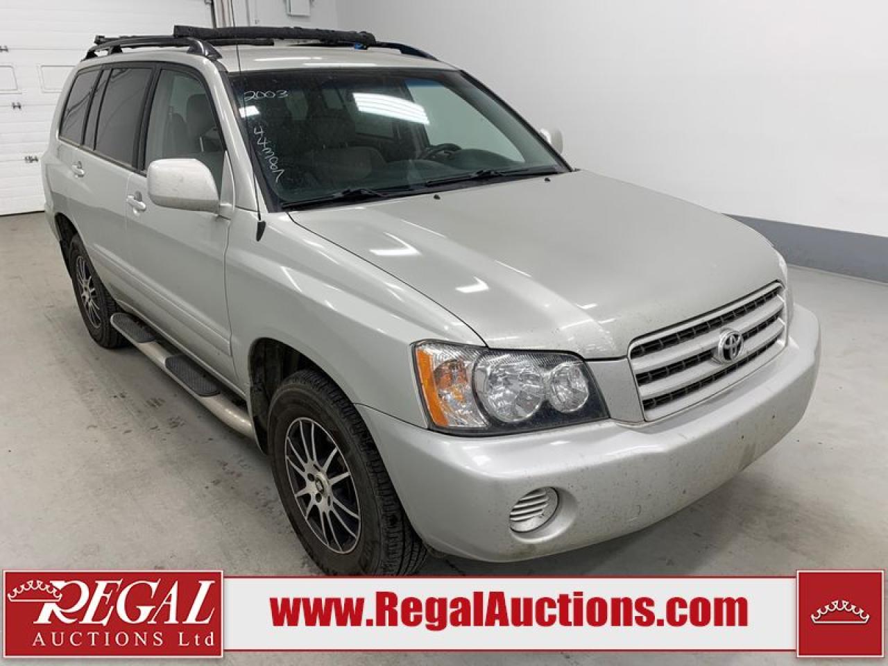 Used 2003 Toyota Highlander  for sale in Calgary, AB