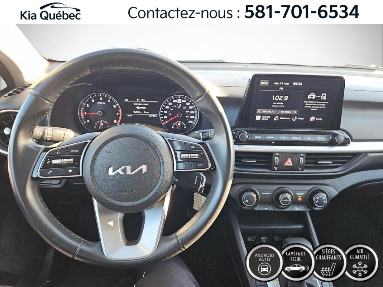 Used 2023 Kia Forte LX * CVT* CARPLAY* CAMERA* SIEGES CHAUFFANTS* for sale in Québec, QC