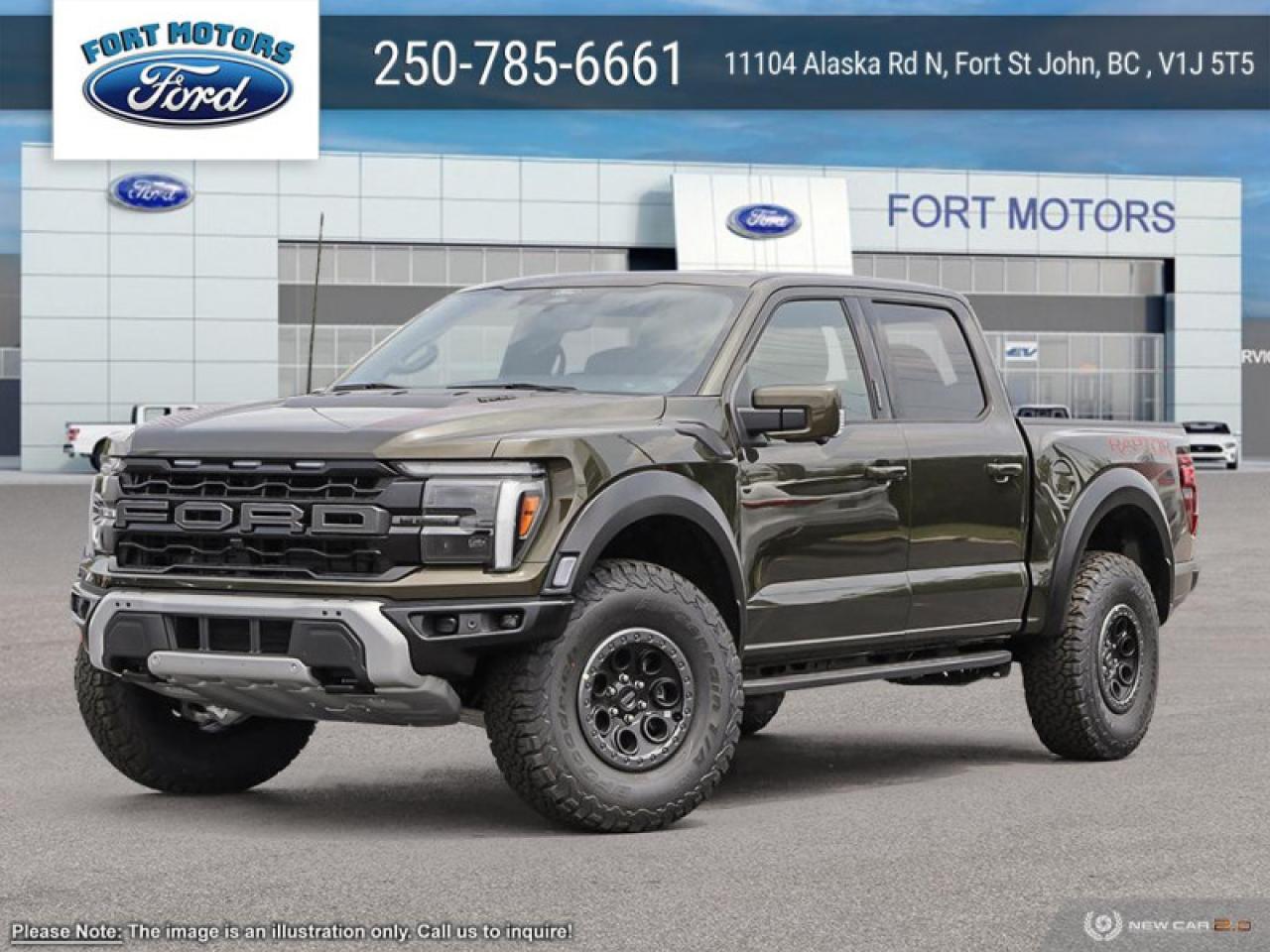 New 2024 Ford F-150 Raptor  - Leather Seats - Sunroof for sale in Fort St John, BC