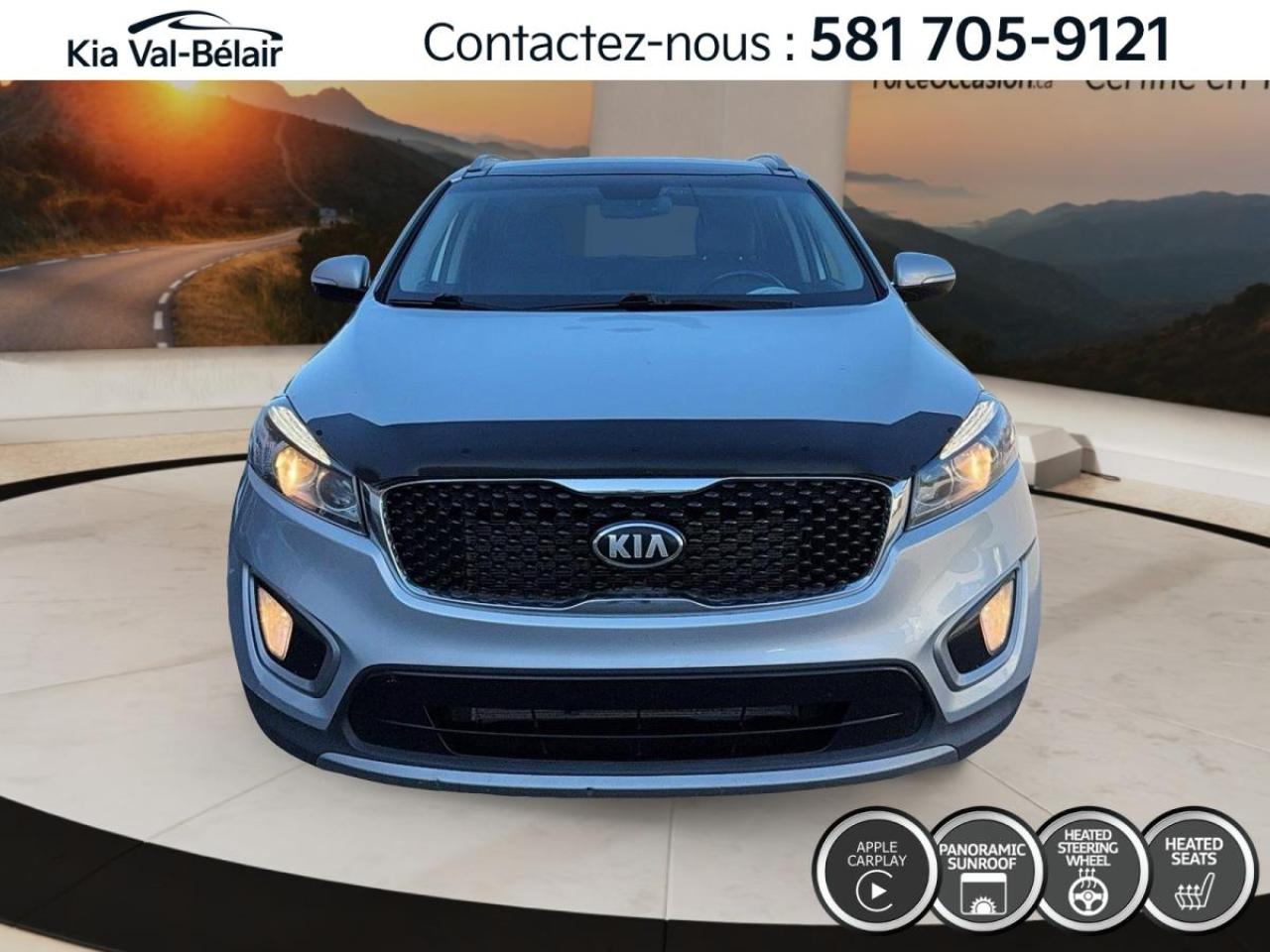 Used 2017 Kia Sorento EX V6 *AWD *7 PASS. *CUIR *CAMERA *VOLANT CHAUFANT for sale in Québec, QC