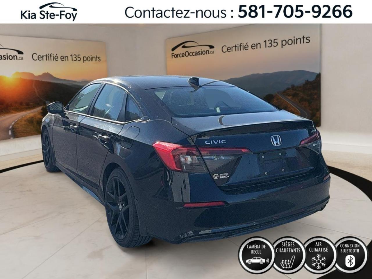 Used 2022 Honda Civic SPORT *TOIT *CARPLAY *BI-ZONE *VOLANT CHAUFFANT for sale in Ste-Foy, QC