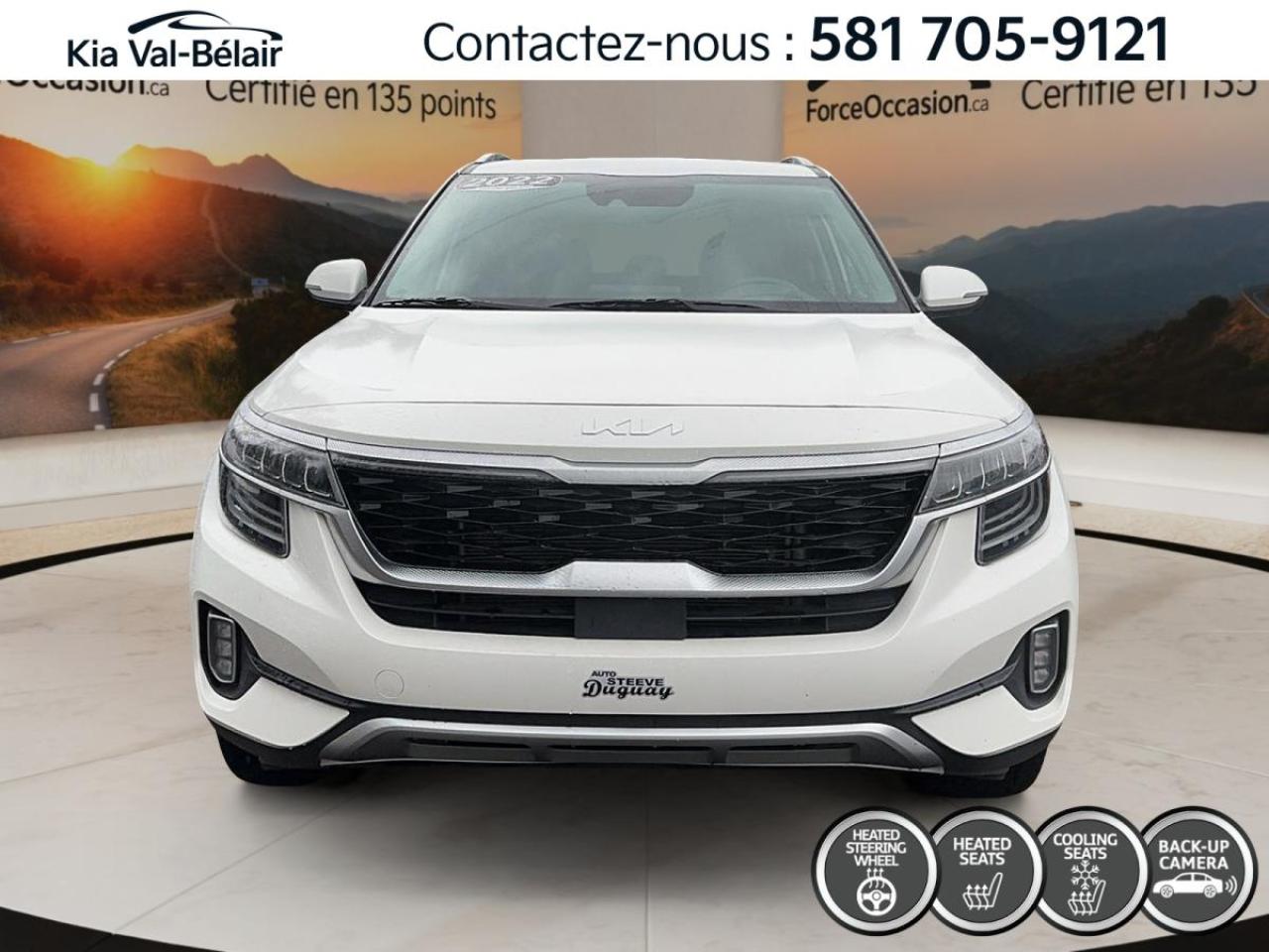 Used 2022 Kia Seltos SX Turbo AWD *TOIT OUVRANT *BANCS CHAUFF *GPS for sale in Québec, QC