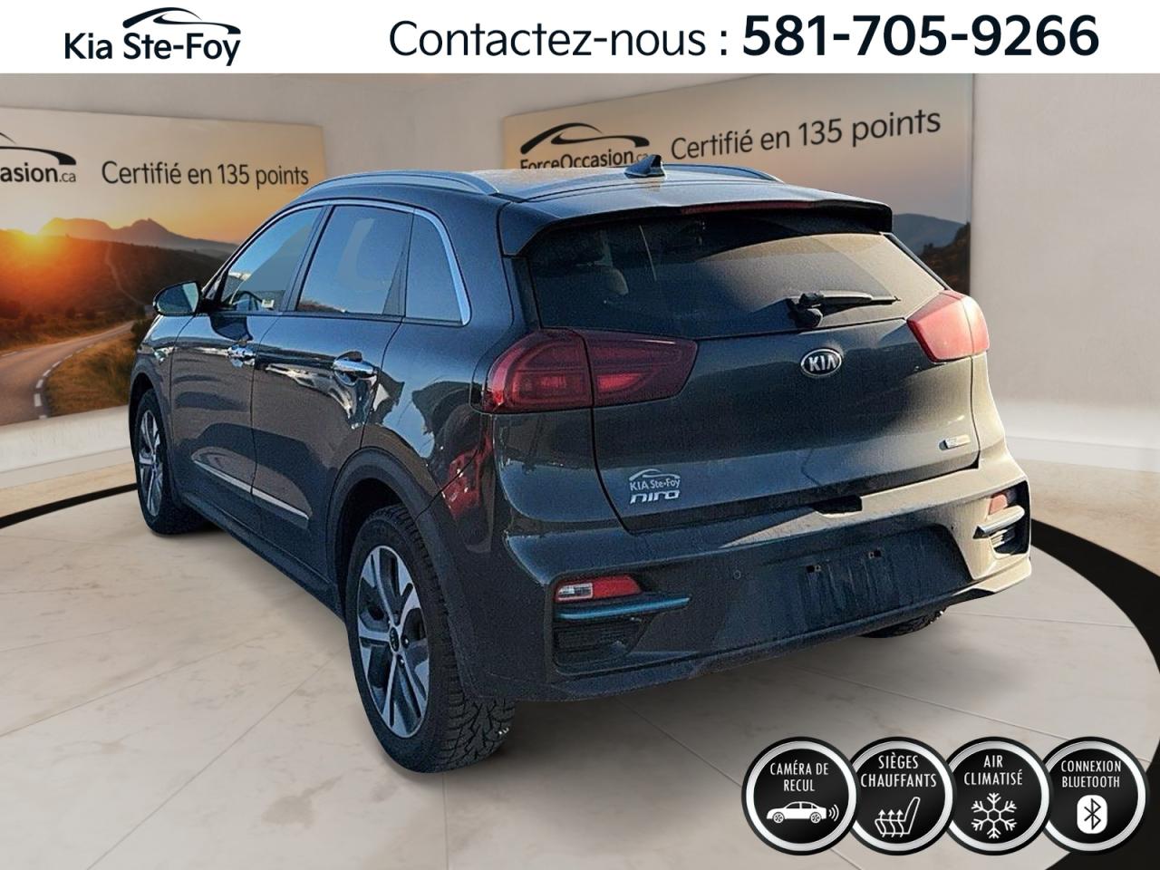 Used 2020 Kia NIRO EV SX TOURING *CUIR *TOIT *GPS *VOLANT CHAUFFANT for sale in Ste-Foy, QC