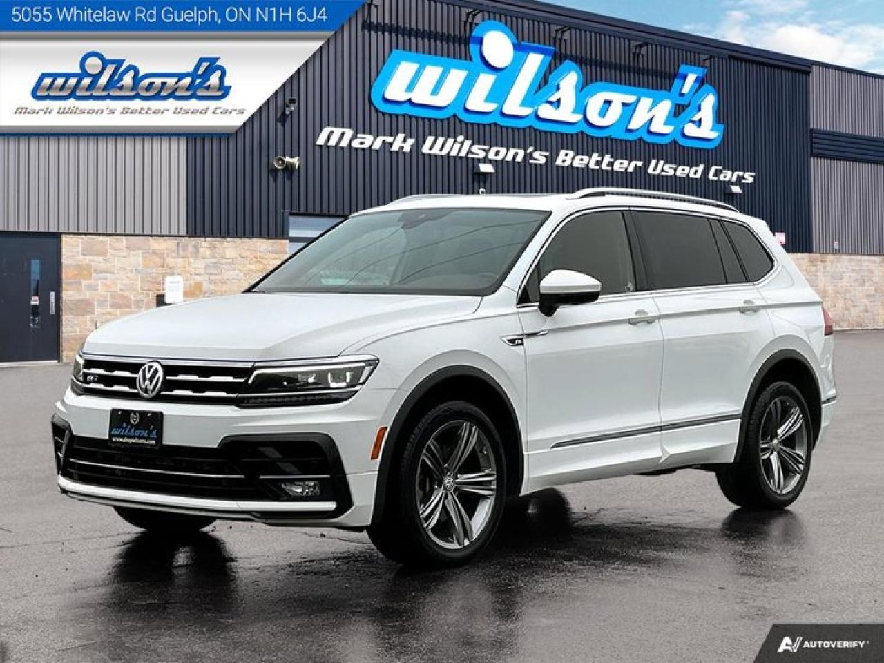 Used 2021 Volkswagen Tiguan Highline  | R-Line | Pano Roof | Leather | Nav | Heated Seats + Steering | Adaptive Cruise for sale in Guelph, ON