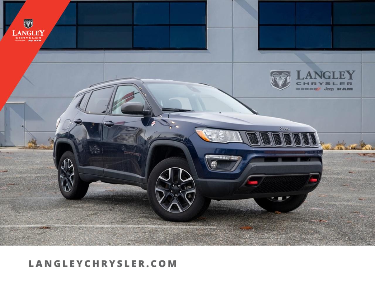 Used 2021 Jeep Compass Trailhawk Cold Weather Package | Bluetooth | Transfer Case Dial for sale in Surrey, BC