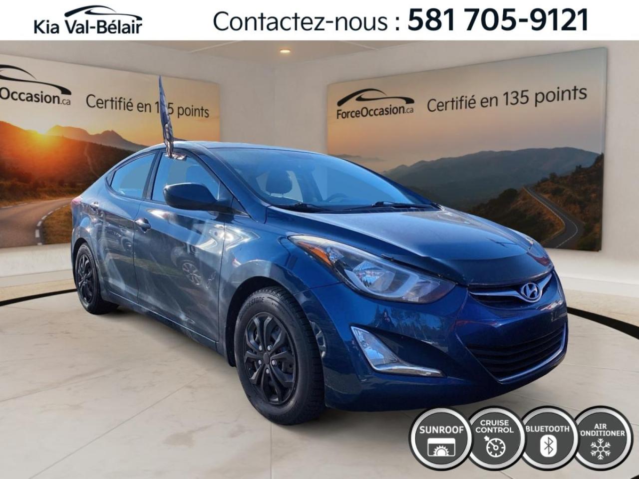 Used 2016 Hyundai Elantra GL *A/C *CRUISE *BLUETOOTH *SIEGE CHAUFFANT for sale in Québec, QC