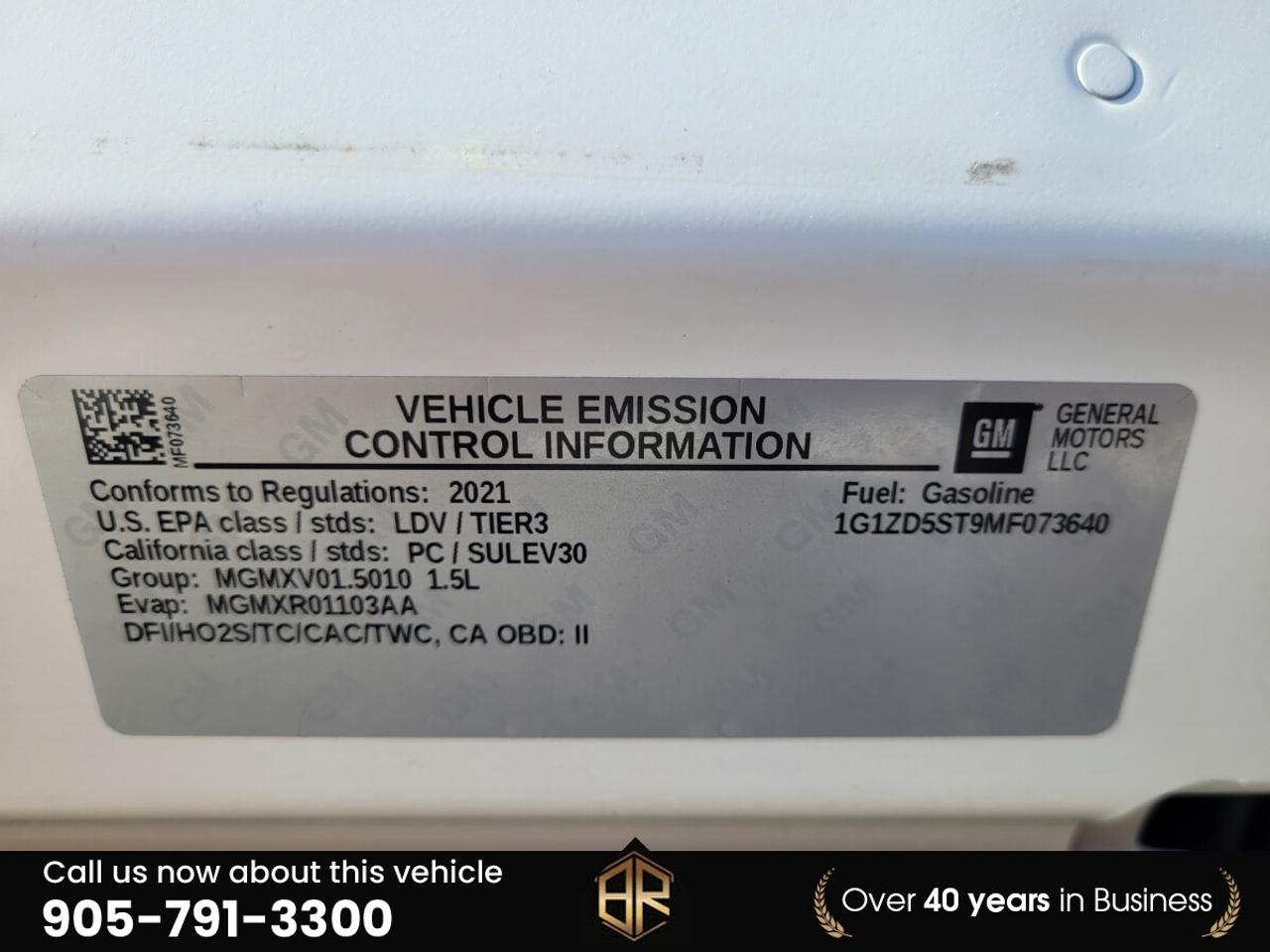 2021 Chevrolet Malibu LT | No Accidents Reported Photo