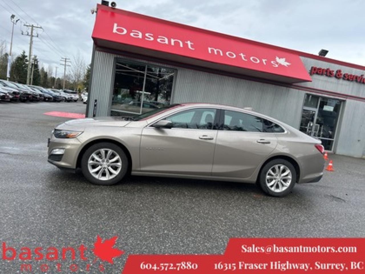 Used 2022 Chevrolet Malibu Backup Cam, Nav thru Carplay, Fuel Efficient! for sale in Surrey, BC