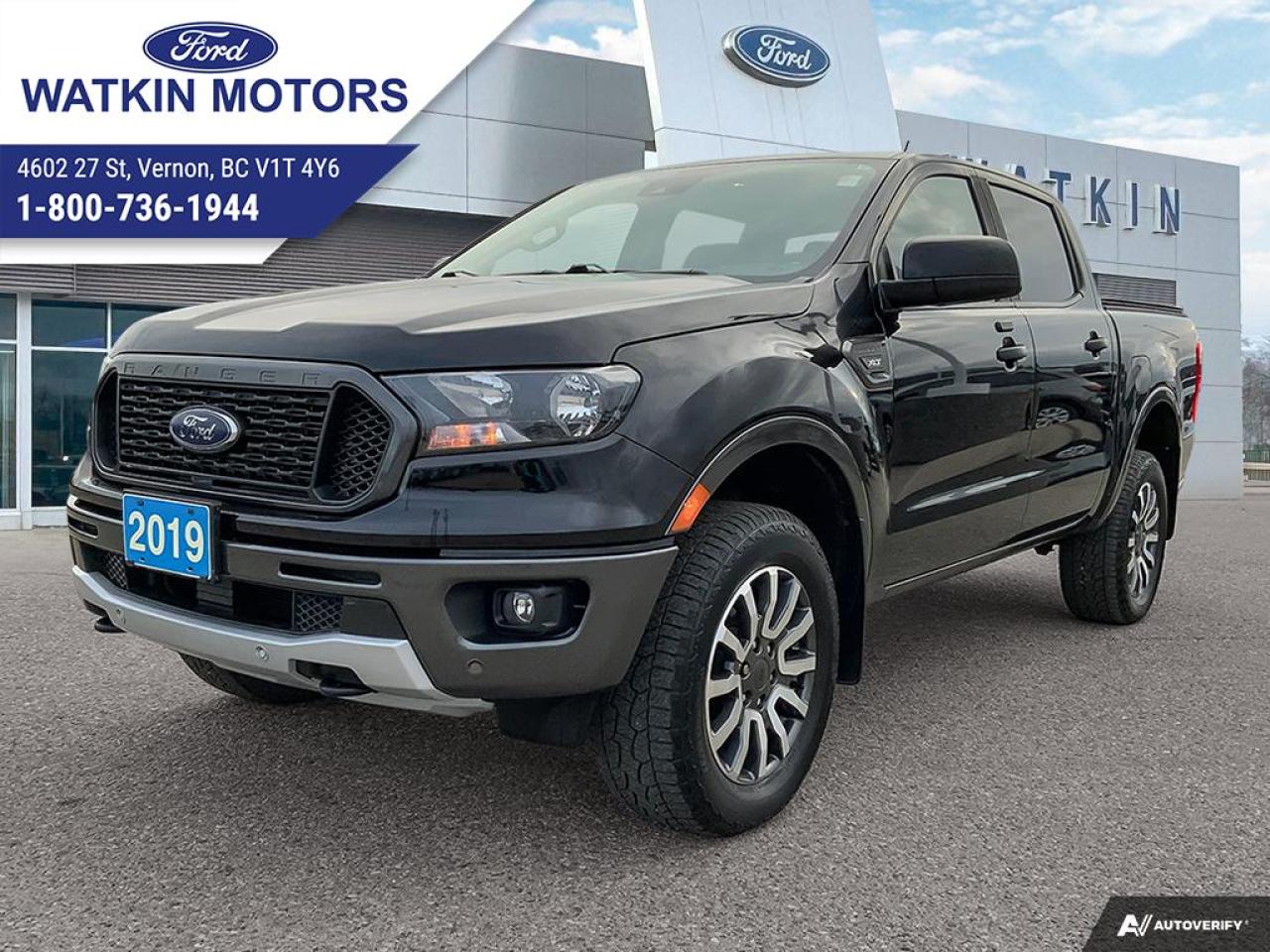 Used 2019 Ford Ranger SUPERCREW 4X4 XLT 302A for sale in Vernon, BC