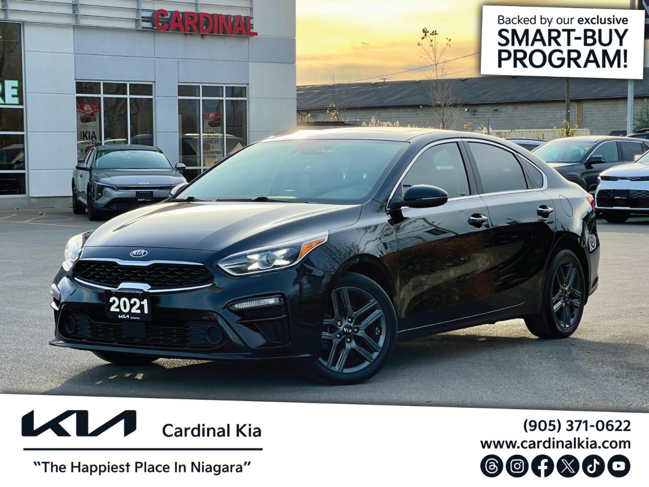 Used 2021 Kia Forte EX Premium IVT for sale in Niagara Falls, ON