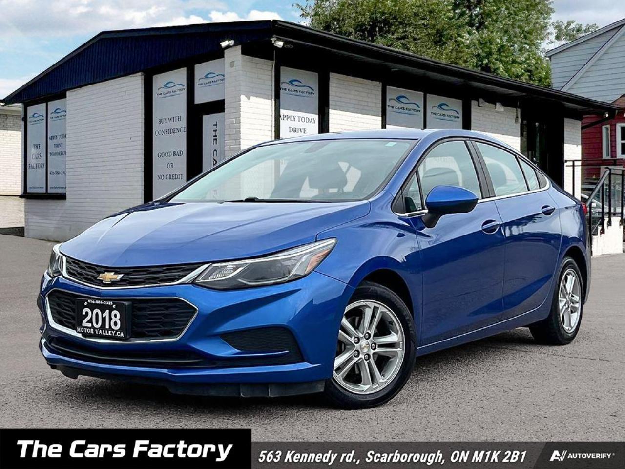 Used 2018 Chevrolet Cruze LT BackUp Camera - No Accident! for sale in Scarborough, ON