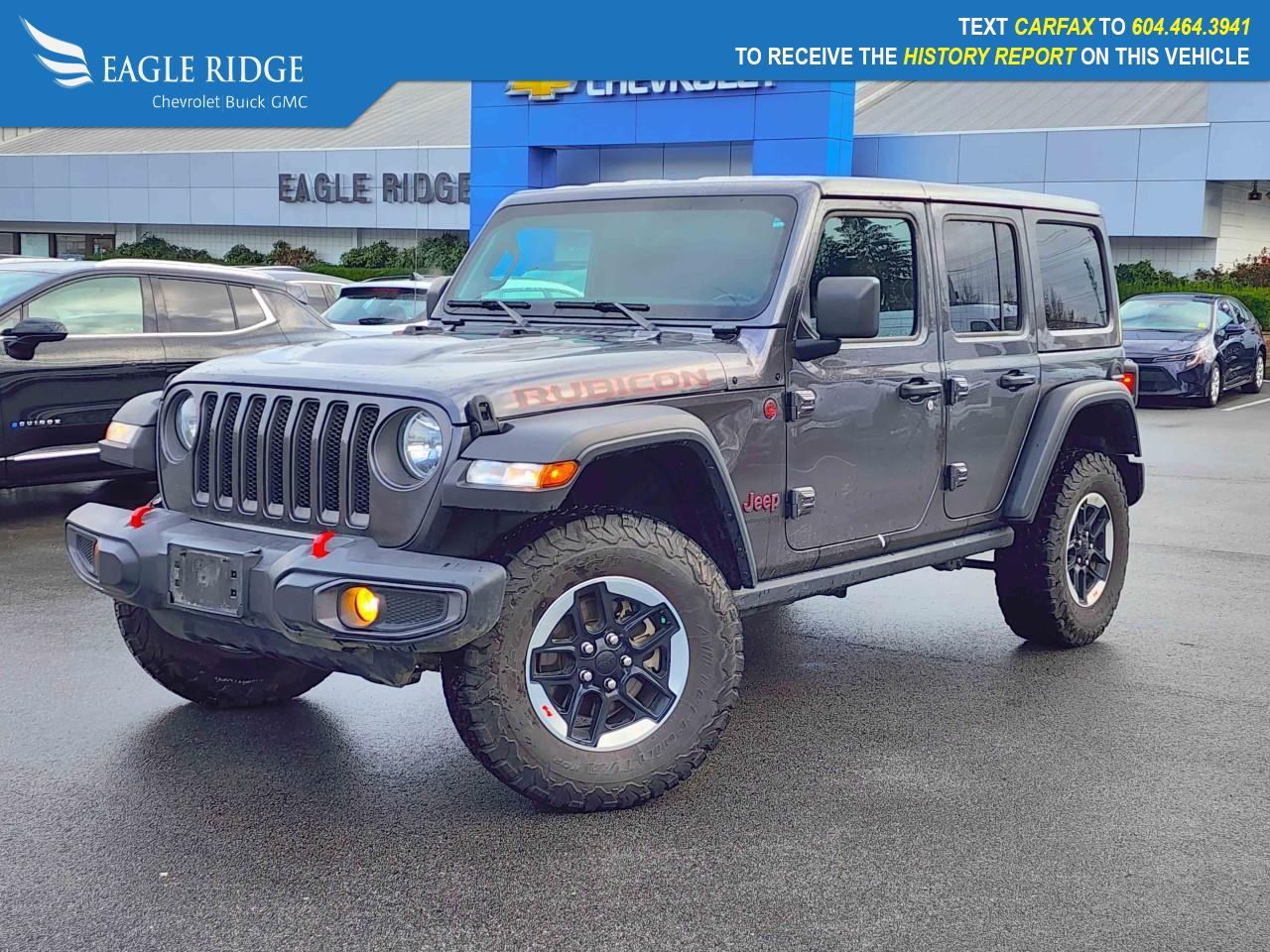 Used 2022 Jeep Wrangler Unlimited Rubicon Remote keyless entry, Steering wheel mounted audio controls, Trailer Tow & HD Electrical Group for sale in Coquitlam, BC