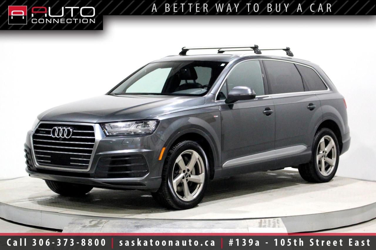 Used 2018 Audi Q7 3.0T Progressiv S-Line - AWD - COOLED SEATS - HEATED STEERING WHEEL AND REAR SEATS - ACCIDENT FREE - NAV - PANO ROOF - CARPLAY - ANDROID AUTO for sale in Saskatoon, SK