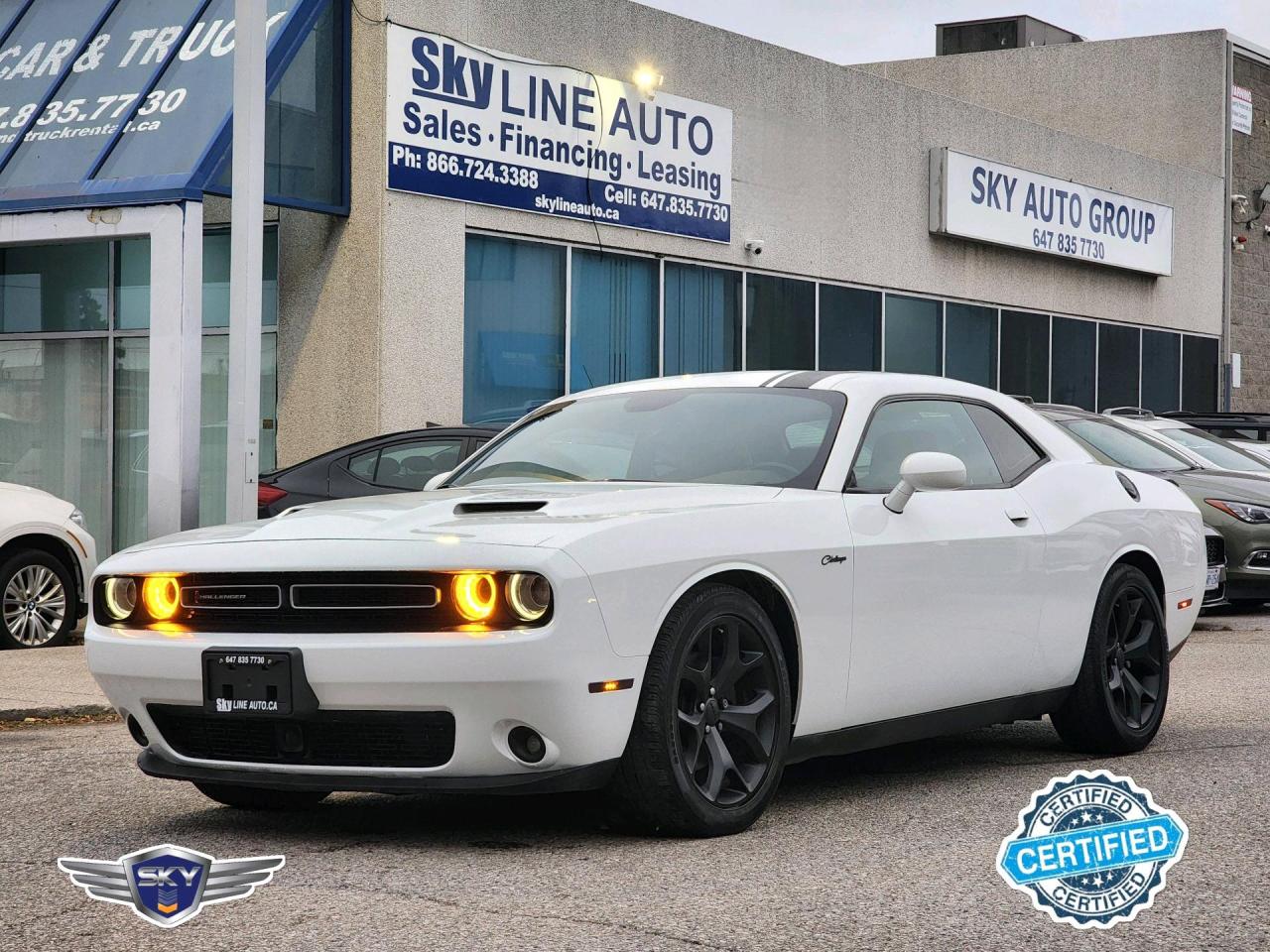 Used 2016 Dodge Challenger SXT Plus | NO ACCIDENTS | SUNROOF | HEATED/COOL SEATS | HEATED STEERING | NAVIGATION for sale in Concord, ON