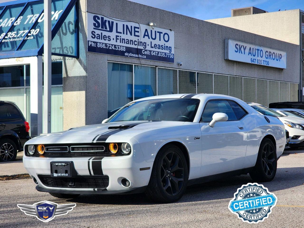 Used 2016 Dodge Challenger SXT Plus | NO ACCIDENTS | SUNROOF | HEATED/COOL SEATS | HEATED STEERING | NAVIGATION for sale in Concord, ON