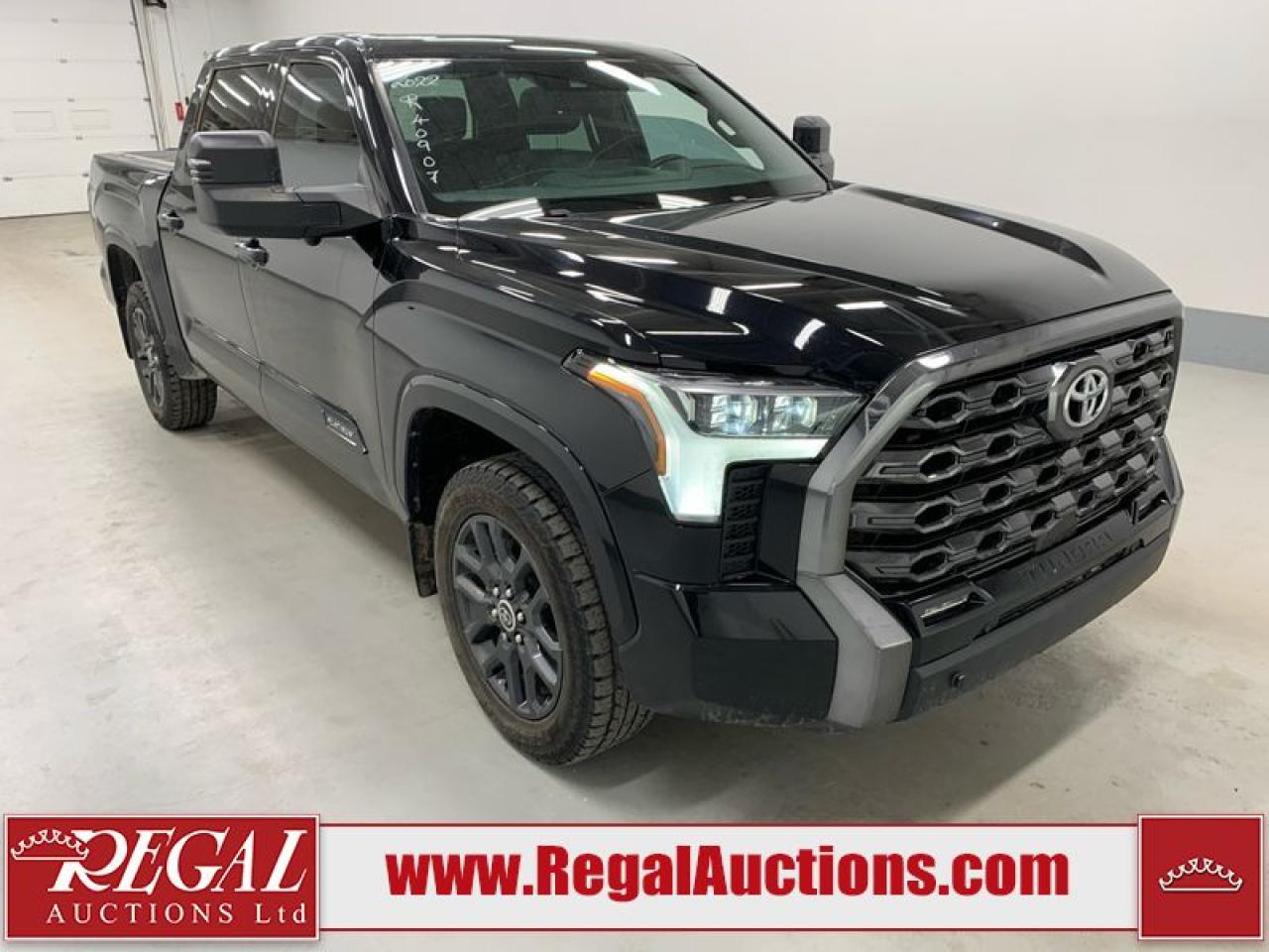 Used 2022 Toyota Tundra Platinum for sale in Calgary, AB