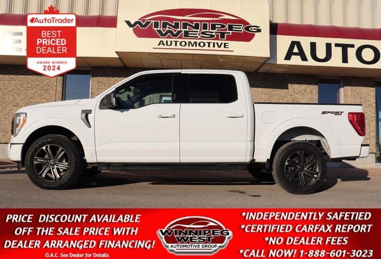 Used 2023 Ford F-150 CREW SPORT 4X4, 3.5L ECO/500LBS TQ, LOADED & SHARP for sale in Headingley, MB