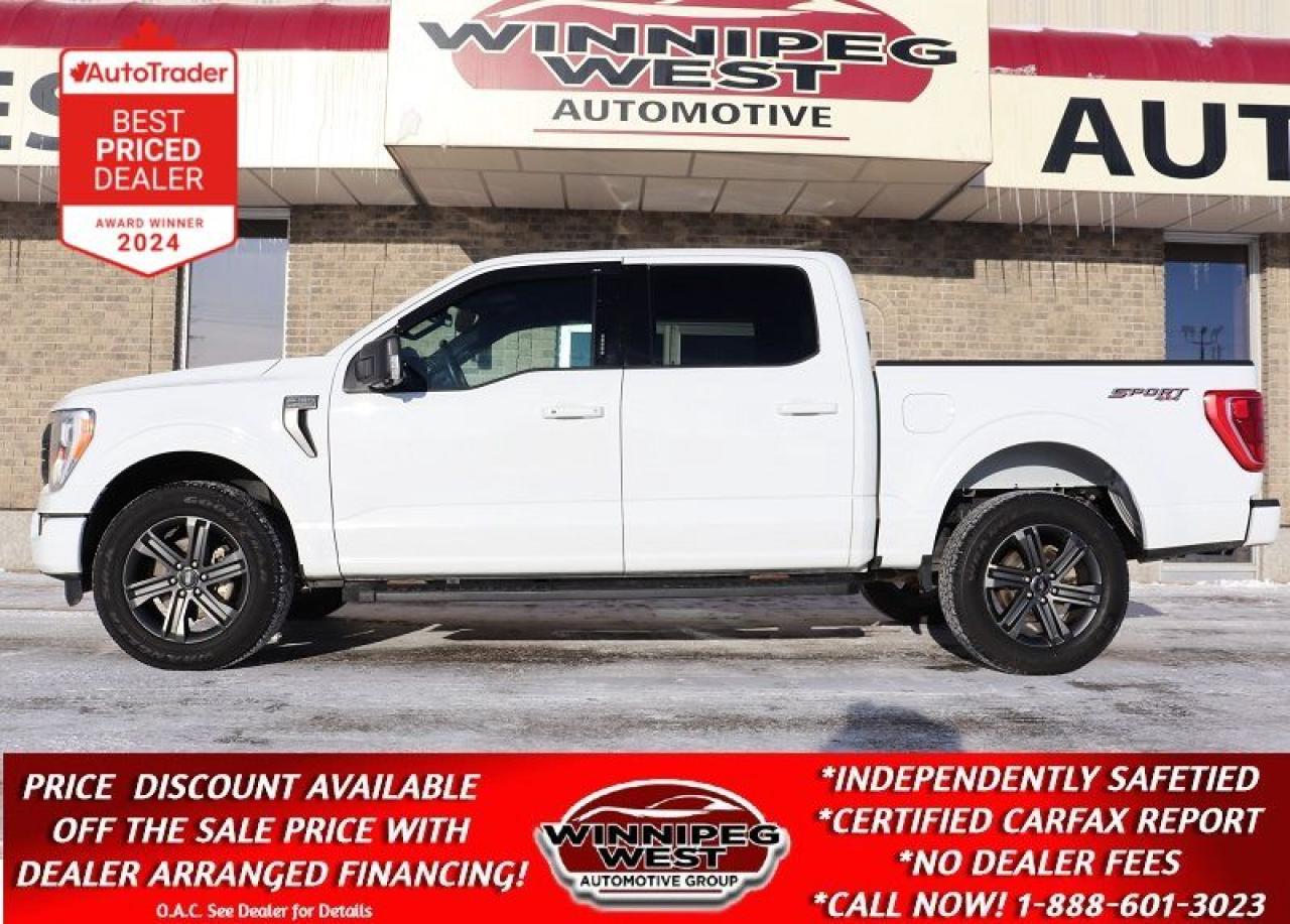 Used 2023 Ford F-150 CREW SPORT 4X4, 3.5L ECO/500LBS TQ, LOADED & SHARP for sale in Headingley, MB