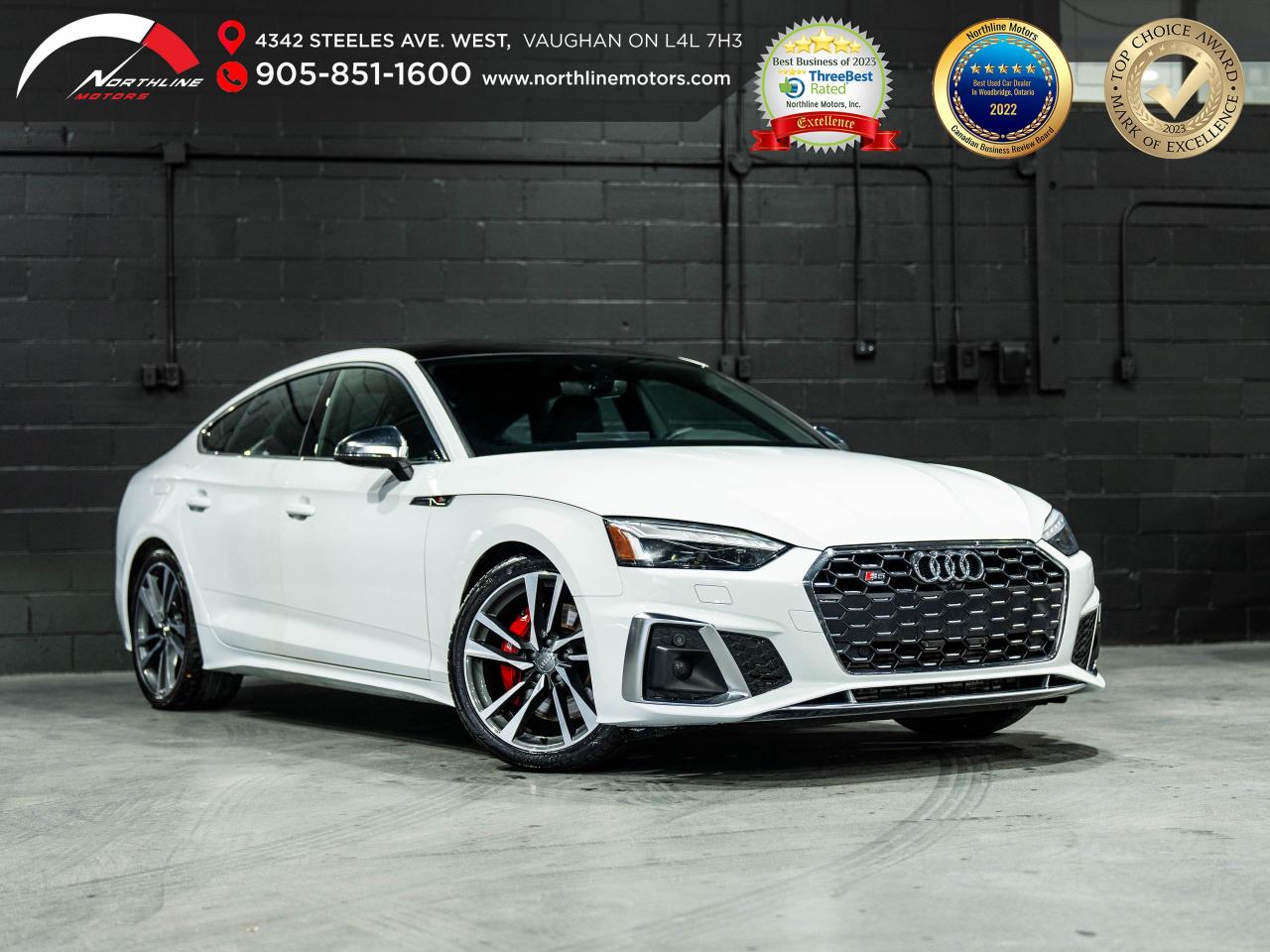 Used 2020 Audi S5 Sportback Technik/360 CAM/B&O/NAV/MASSAGE/DRIVER ASSISTANCE for sale in Vaughan, ON