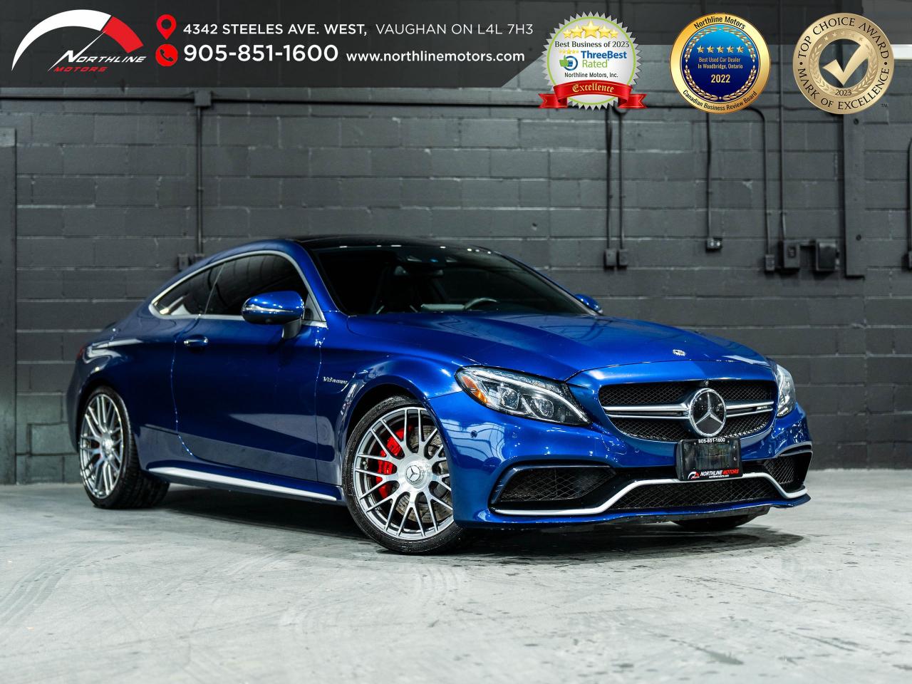 Used 2018 Mercedes-Benz C-Class AMG C 63 S Coupe/360 CAM/NAV/BURMESTER for sale in Vaughan, ON