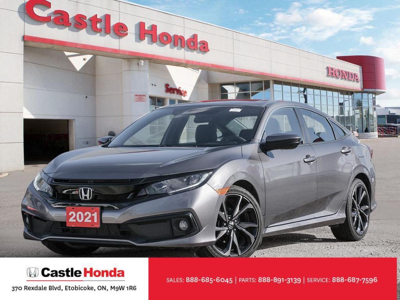 Used 2021 Honda Civic Sedan Sport | Remote Start | Sunroof | Apple Carplay for sale in Rexdale, ON