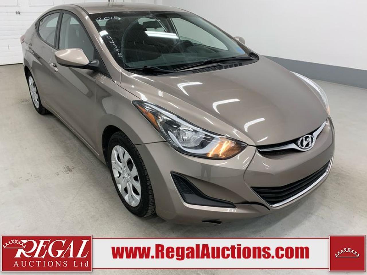 Used 2015 Hyundai Elantra  for sale in Calgary, AB