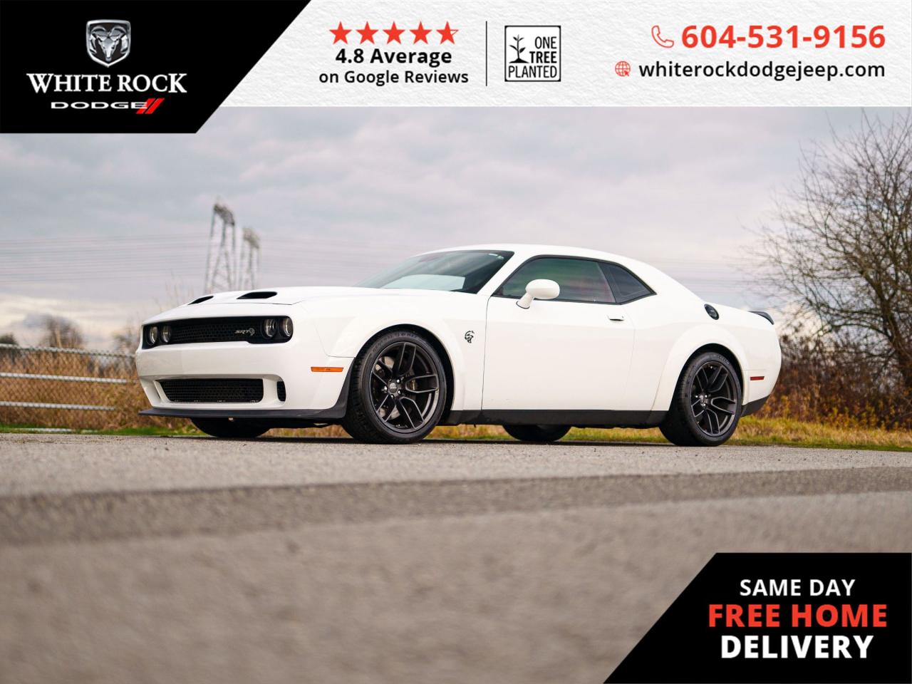 Used 2019 Dodge Challenger SRT Hellcat REDEYE | LOW KM | RED LEATHER for sale in Surrey, BC