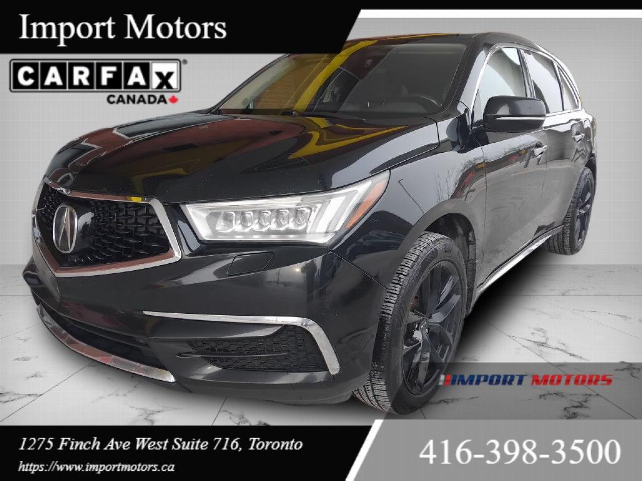 Used 2017 Acura MDX 3.5L w/Advance Package 4dr All-wheel Drive Automatic for sale in North York, ON