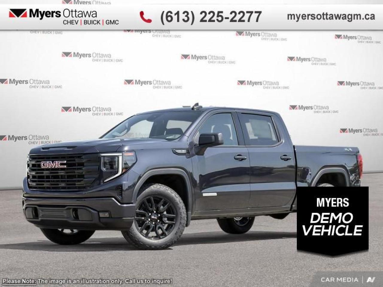 <br> <br>  Astoundingly advanced and exceedingly premium, this 2025 GMC Sierra 1500 is designed for pickup excellence. <br> <br>This 2025 GMC Sierra 1500 stands out in the midsize pickup truck segment, with bold proportions that create a commanding stance on and off road. Next level comfort and technology is paired with its outstanding performance and capability. Inside, the Sierra 1500 supports you through rough terrain with expertly designed seats and robust suspension. This amazing 2025 Sierra 1500 is ready for whatever.<br> <br> This titan rush metallic sought after diesel crew cab 4X4 pickup   has an automatic transmission and is powered by a  305HP 3.0L Straight 6 Cylinder Engine.<br> <br> Our Sierra 1500s trim level is Elevation. Upgrading to this trim rewards you with a black gloss grille and unique aluminum wheels, a massive 13.4 inch touchscreen display with wireless Apple CarPlay and Android Auto, wireless streaming audio, SiriusXM, plus a 4G LTE hotspot. Additionally, this pickup truck also features IntelliBeam LED headlights, remote engine start, forward collision warning and lane keep assist, a trailer-tow package, LED cargo area lighting, teen driver technology plus so much more! This vehicle has been upgraded with the following features: Diesel Engine, Spray-on Bedliner. <br><br> <br>To apply right now for financing use this link : <a href=https://creditonline.dealertrack.ca/Web/Default.aspx?Token=b35bf617-8dfe-4a3a-b6ae-b4e858efb71d&Lang=en target=_blank>https://creditonline.dealertrack.ca/Web/Default.aspx?Token=b35bf617-8dfe-4a3a-b6ae-b4e858efb71d&Lang=en</a><br><br> <br/>    2.99% financing for 84 months.  Incentives expire 2025-01-02.  See dealer for details. <br> <br><br> Come by and check out our fleet of 40+ used cars and trucks and 150+ new cars and trucks for sale in Ottawa.  o~o