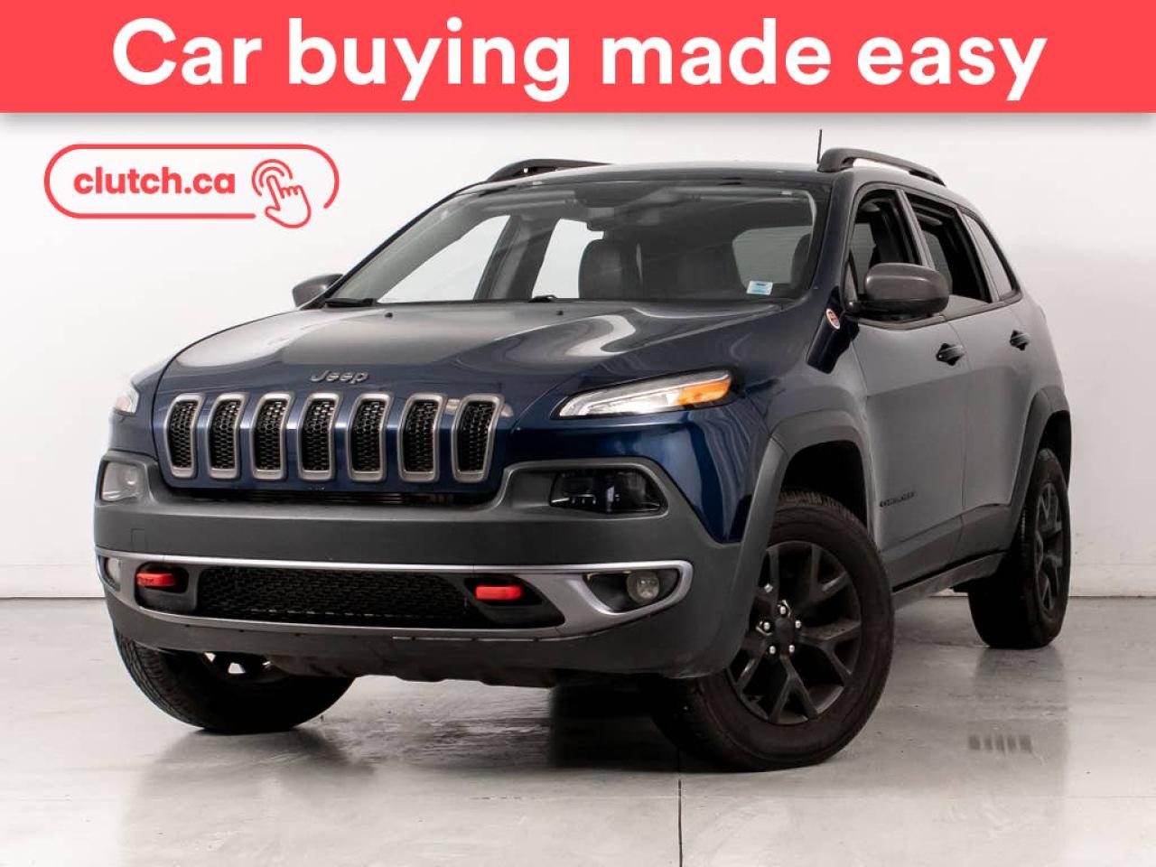 Used 2018 Jeep Cherokee Trailhawk 4x4 w/ Power Tailgate, Remote Start, Backup camera for sale in Bedford, NS