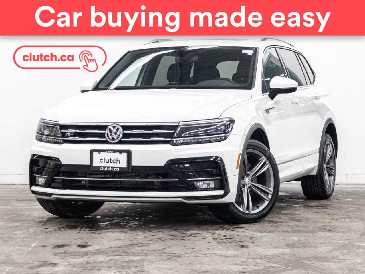 Used 2021 Volkswagen Tiguan Highline R-Line AWD w/ Apple CarPlay & Android Auto, Power Moonroof, Nav for sale in Toronto, ON