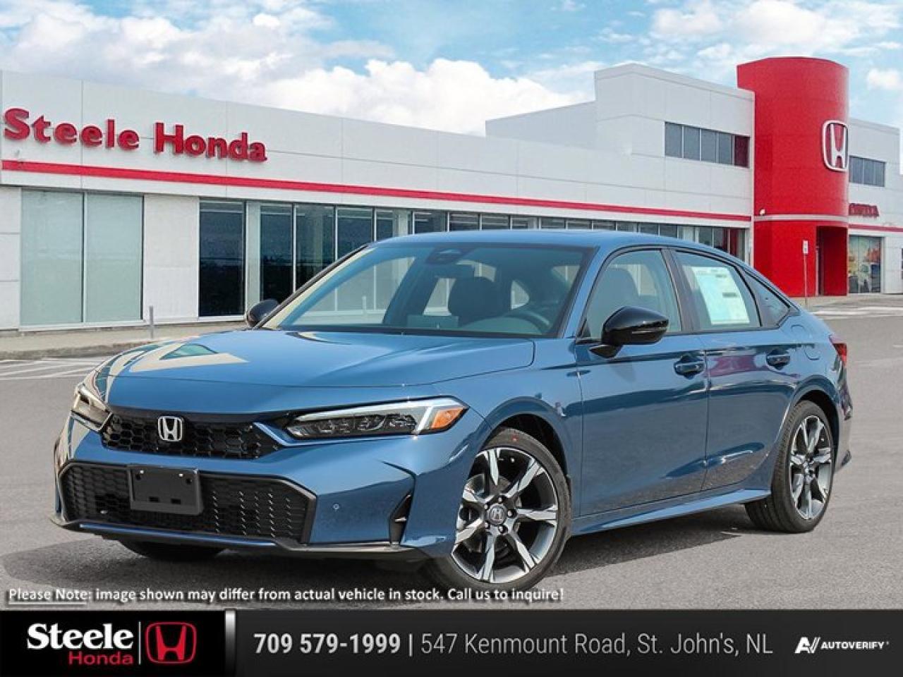 New 2025 Honda Civic Sedan Hybrid Sport Touring for sale in St. John's, NL