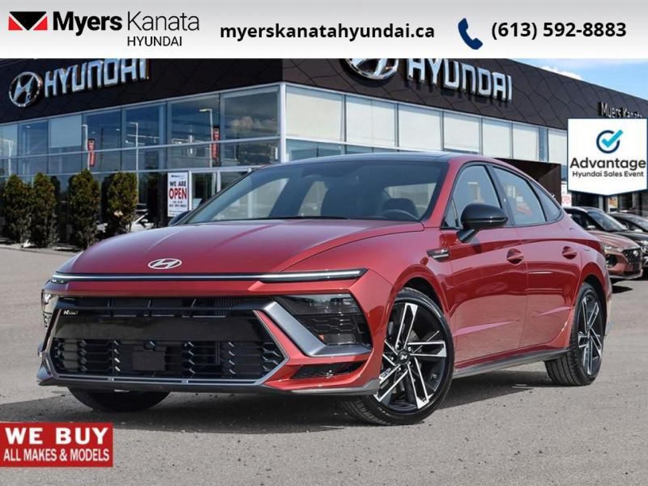 New 2025 Hyundai Sonata N-Line AWD  -  Premium Audio - $145.15 /Wk for sale in Kanata, ON