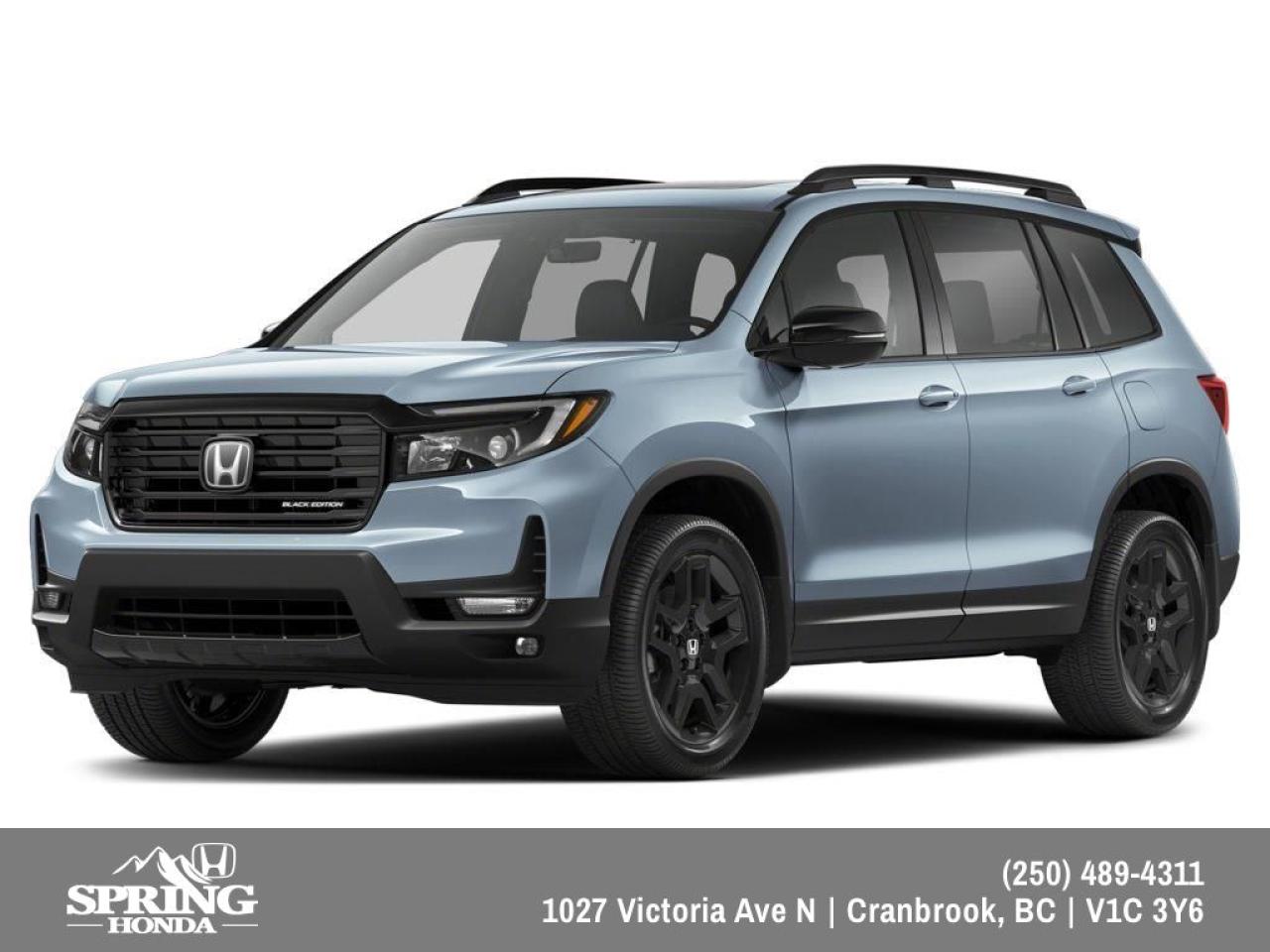 New 2025 Honda Passport Black Edition for sale in Cranbrook, BC