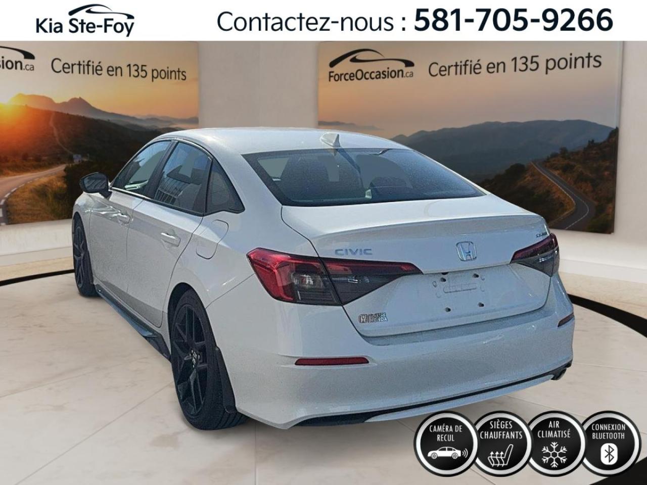 Used 2022 Honda Civic SPORT *TOIT *CARPLAY *BI-ZONE *VOLANT CHAUFFANT for sale in Ste-Foy, QC