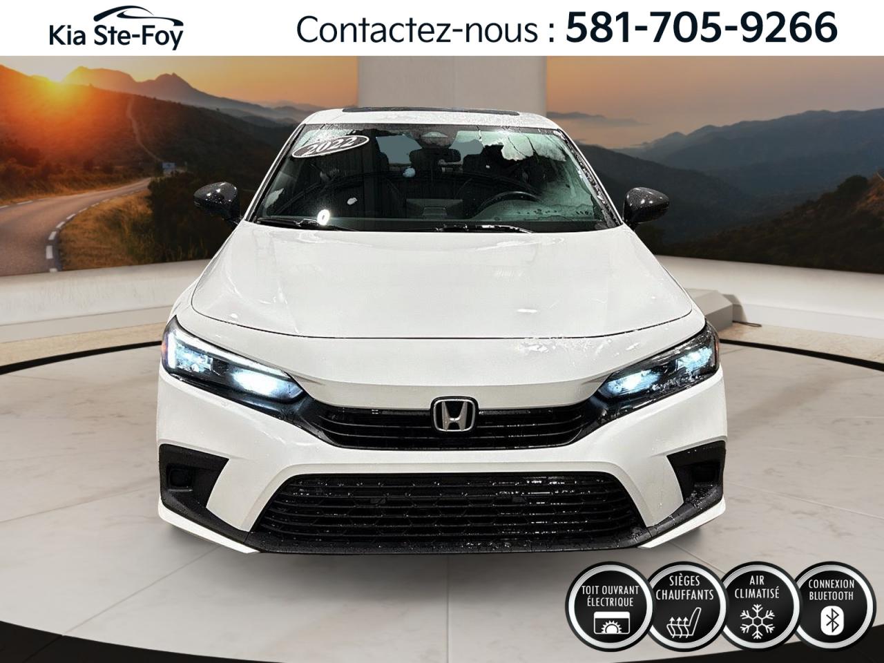 Used 2022 Honda Civic SPORT *TOIT *CARPLAY *BI-ZONE *VOLANT CHAUFFANT for sale in Ste-Foy, QC