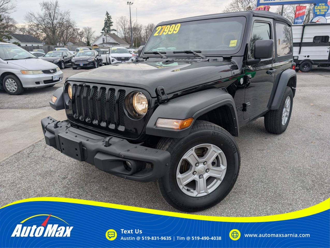 Used 2021 Jeep Wrangler SPORT for sale in Sarnia, ON