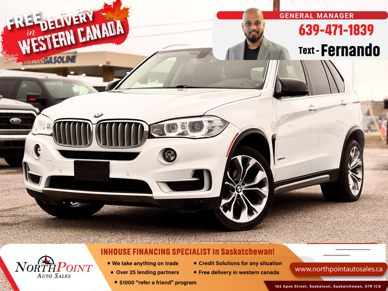 Used 2016 BMW X5 xDrive35i for sale in Saskatoon, SK