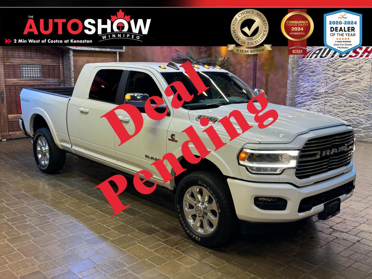 Used 2022 RAM 2500 LARAMIE - $100K NEW! MEGA CAB!! LOW LOW KMS!! for sale in Winnipeg, MB