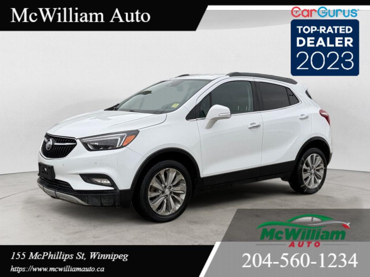 Used 2017 Buick Encore Premium AWD *LOCAL* *WELL MAINTAINED* *LEATHER SEATS* for sale in Winnipeg, MB