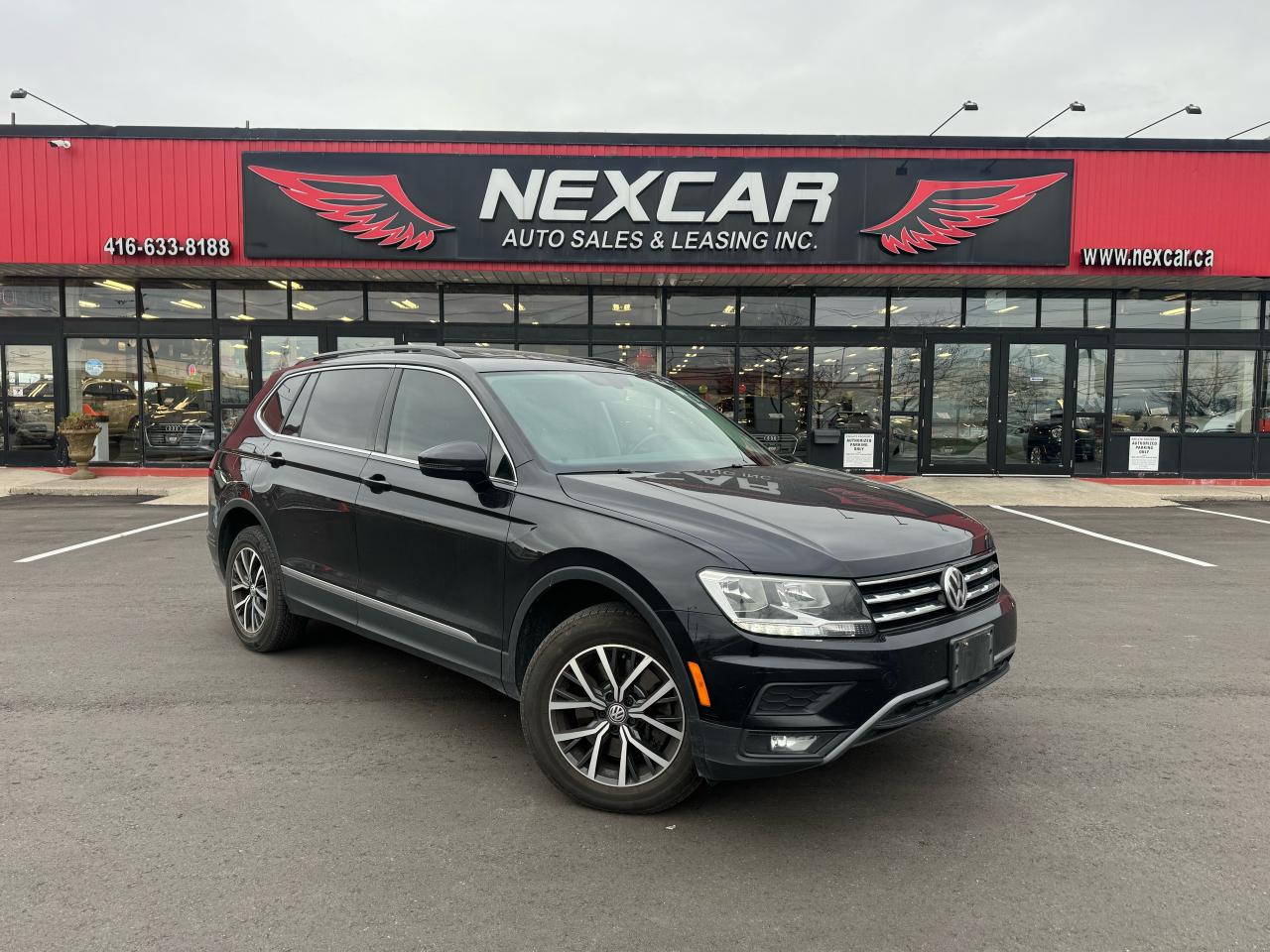 Used 2018 Volkswagen Tiguan COMFORTLINE 7 PASS NAVI LEATHER PANO/ROOF B/SPOT for sale in North York, ON