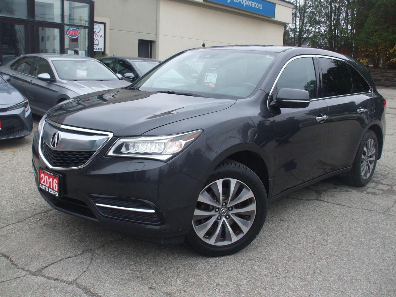 2016 Acura MDX Nav Pkg,AWD,7 Passengers,New Brakes & Winter Tires