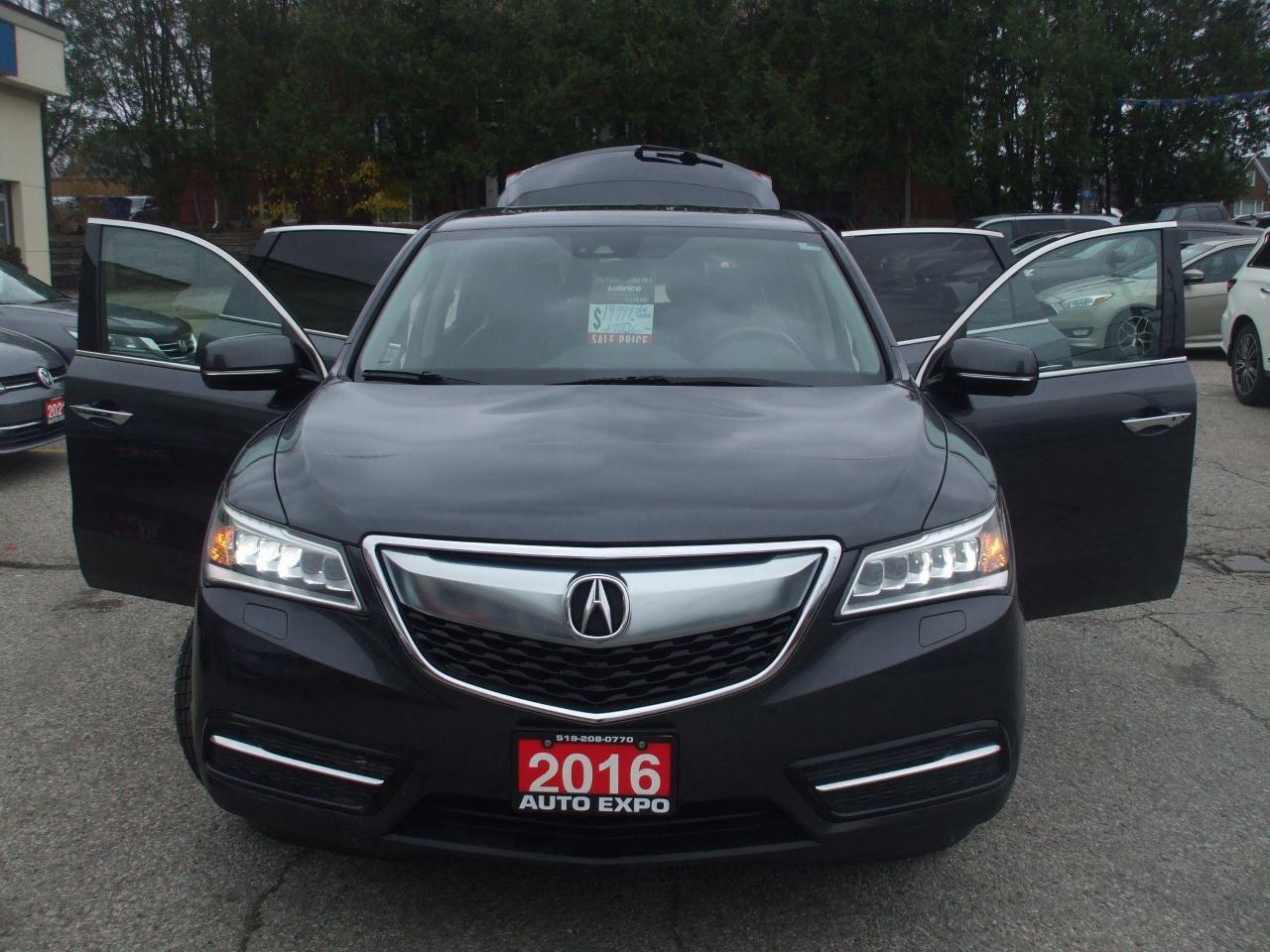 2016 Acura MDX Nav Pkg,AWD,7 Passengers,New Brakes & Winter Tires