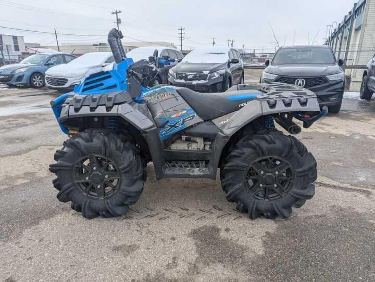 2023 Polaris Sportsman XP 1000 High Lifter Edition $101 B/W - Photo #2