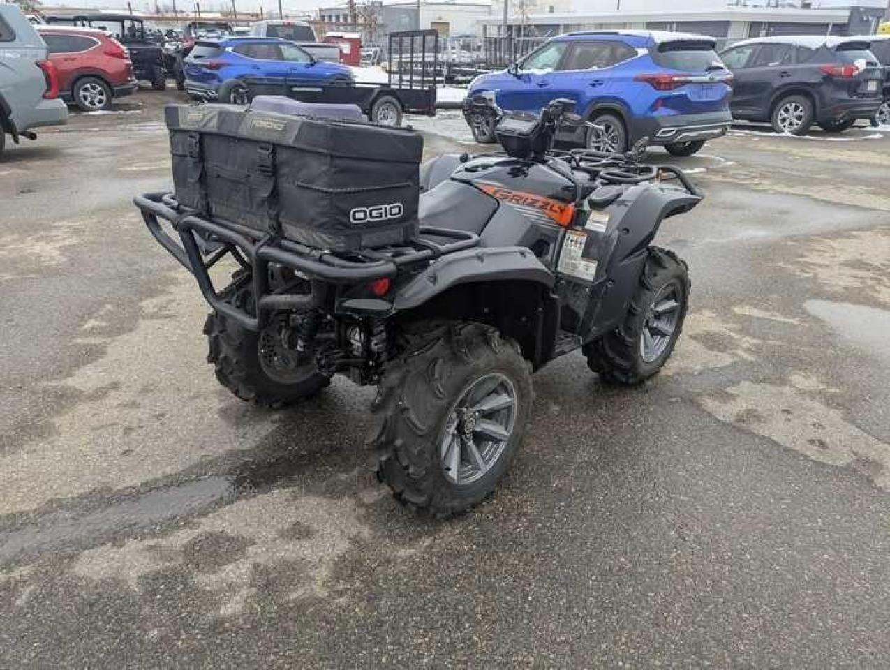 2021 Yamaha Grizzly 700 EPS SE $108 B/W - Photo #4